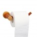 MUMENG Wooden Toilet Roll Paper Holder Waterproof No Rust Wall Mounted Toilet Tissue Holder - B073ZBS39X